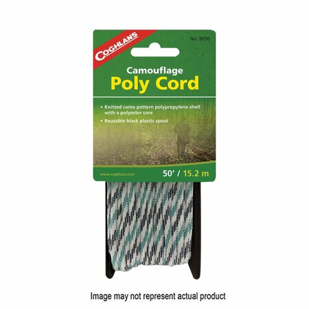 COGHLANS POLY CORD 50' CAMO 9050